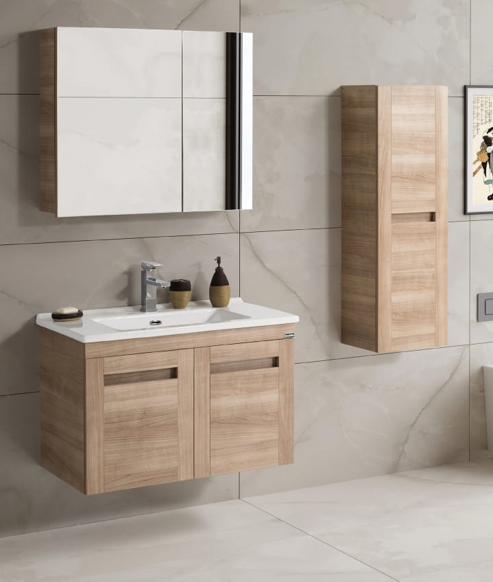 Lake boyalı Banyo dolapları resimleri