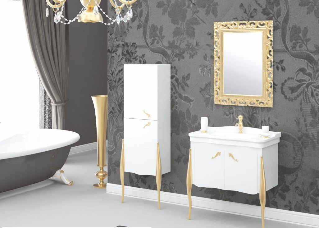 Lake boyalı Banyo dolapları resimleri