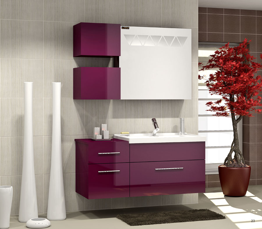 Ladin Aynalı Banyo Dolabı resimleri