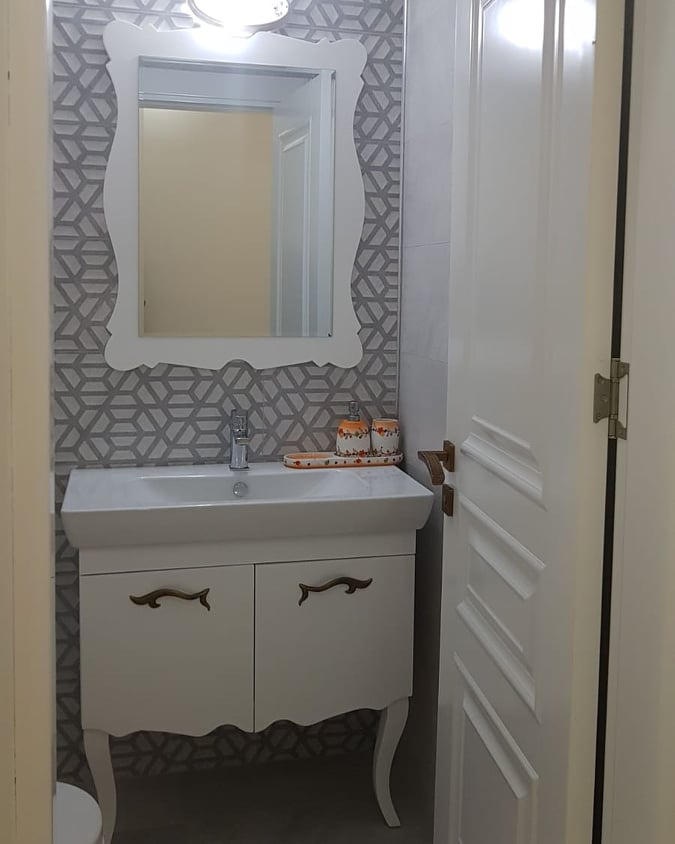 Ladin Aynalı Banyo Dolabı resimleri
